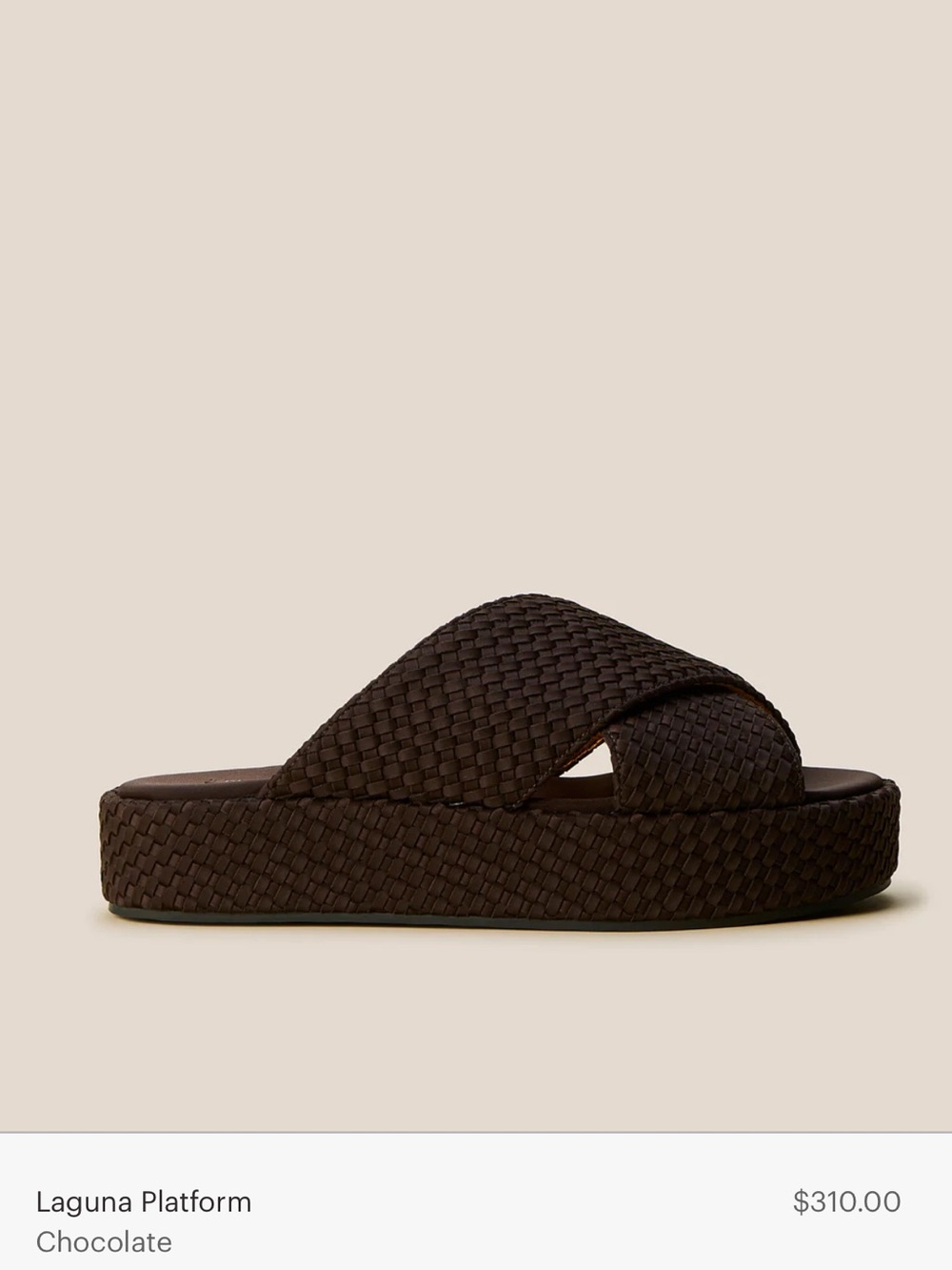 Laguna platform sandal